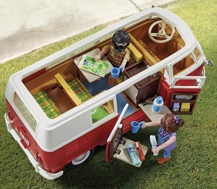 Image du produit Playmobil Volkswagen T1 Camping Bus (70176, Voiture populaire Playmobil)