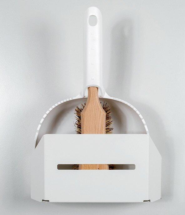 Actual product image Peka Metall Broom and dustpan holder