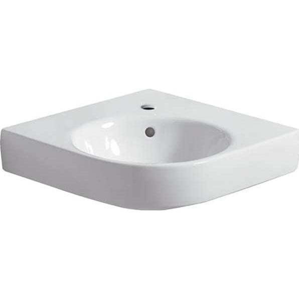 Geberit, Waschbecken, Renova Nr.1 Comprimo Neu Eckhandwaschbecken, 50cm, 226150 (500 mm, 170 mm)