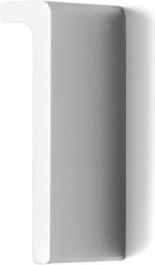 1 Authentics Entrance Hausnummer 1, 80601, Aluminium, Hauswand-Dekoration, silber eloxiert
