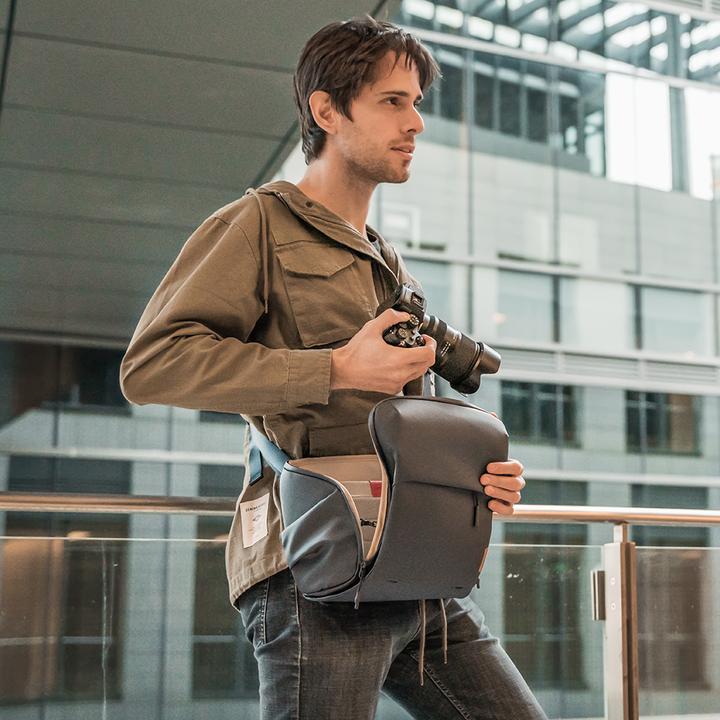 Actual product image Pgytech Camera Bag OneGo 10L Grey (Camera shoulder bag, 10 l)