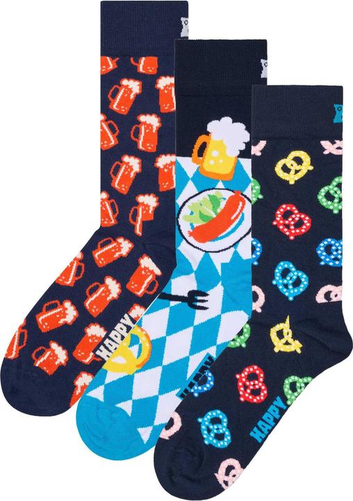 Happy Socks 3-Pack Beer Glass Socks Gift Set