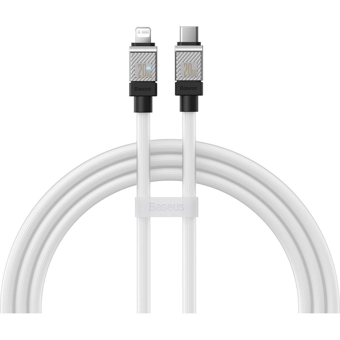 Thumbnail - Baseus Fast Charging cable USB-C to Coolplay Series 1m, 20W (white) (1 m, USB 3.2 Gen 1), USB Kabel