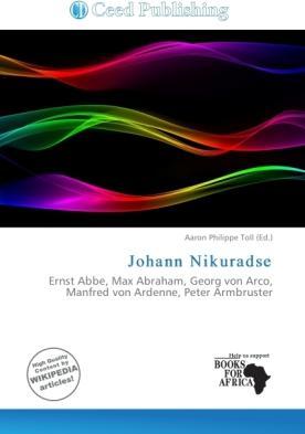Produktbild Johann Nikuradze (Englisch, Johann Nikuradse, 2011)