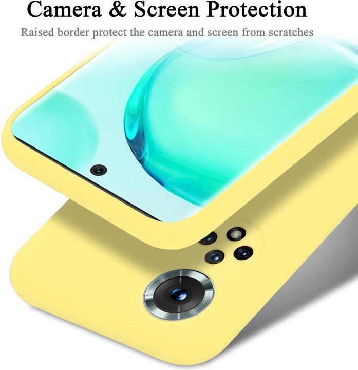 Actual product image Cadorabo Bumper Case for Honor 50 / Huawei NOVA 9 TPU Liquid Silicone Cover for Honor 50 / Huawei NOVA 9 (Huawei Nova 9, LG K50)