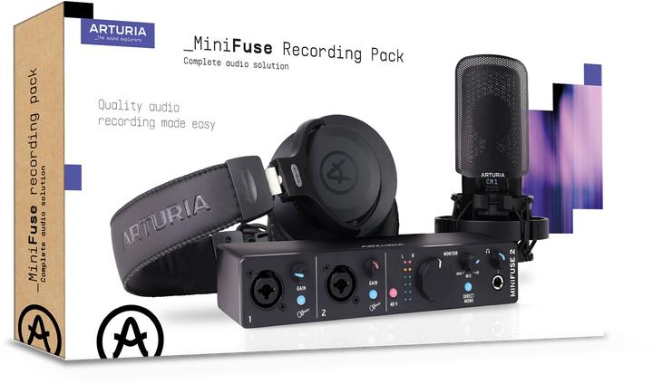 Image du produit Arturia MiniFuse Recording Pack Black