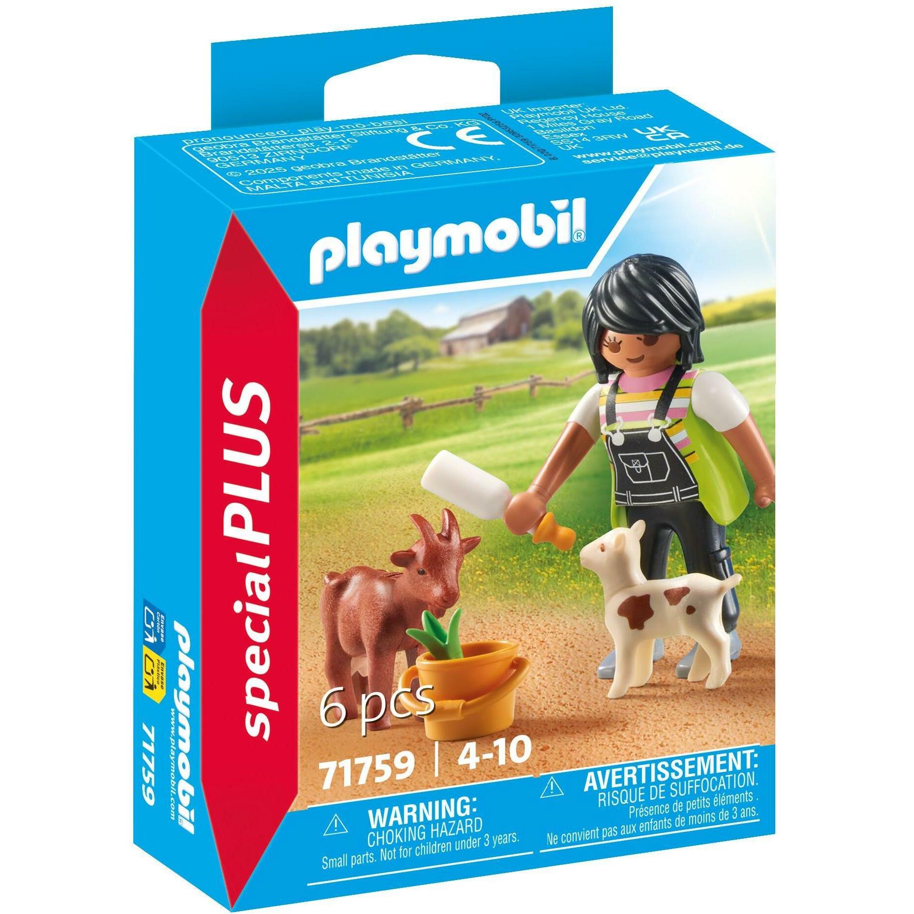 Playmobil 71759 Frau mit Ziegen (71759, Playmobil Special Plus)