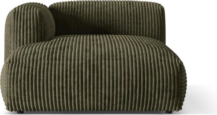 Image du produit Micadoni Chaise longue modulable gauche, "Martina", 1 Place, 176x123x75 Fabriqué en Europe (Recamière)