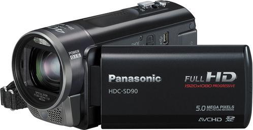Produktbild Panasonic HDC-SD90, FullHD, Flash, 21x Zoom, Schwarz