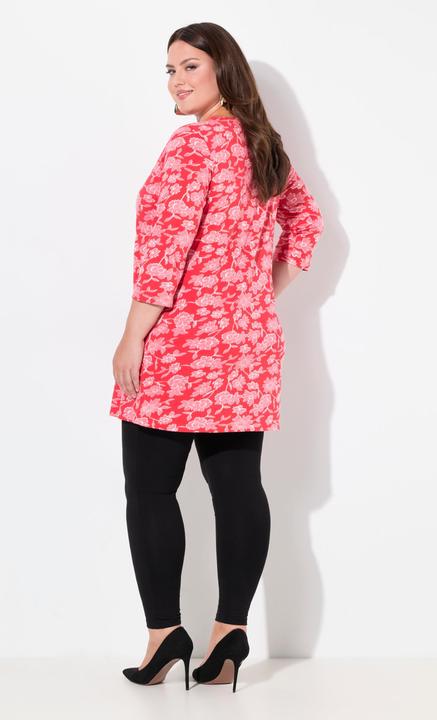 Produktbild Ulla Popken Longshirt, Biesen, A-Linie, V-Ausschnitt, 3/4-Arm (50, 52)