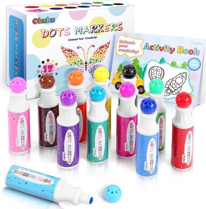 Actual product image Ohuhu Dot marker (Multicoloured, 12 x)