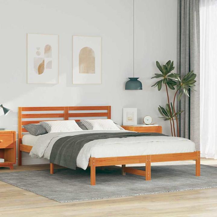 Produktbild vidaXL Plattformbettgestell (140 x 210 cm)