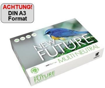 Produktbild UPM Future Kopierpapier New Future 95207B80B 80g A3 500Bl. (80 g/m², 500 x, A3)