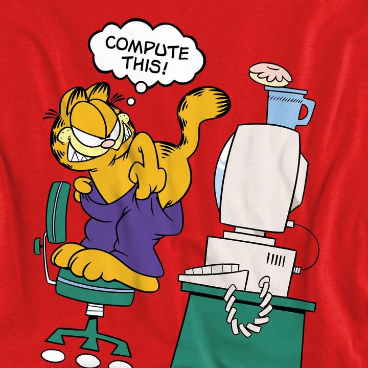 Immagine prodotto Garfield Compute This Felpa Adulto Unisex (XL)