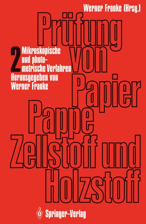 Produktbild Prüfung von Papier, Pappe, Zellstoff und Holzstoff (Deutsch, 2012)