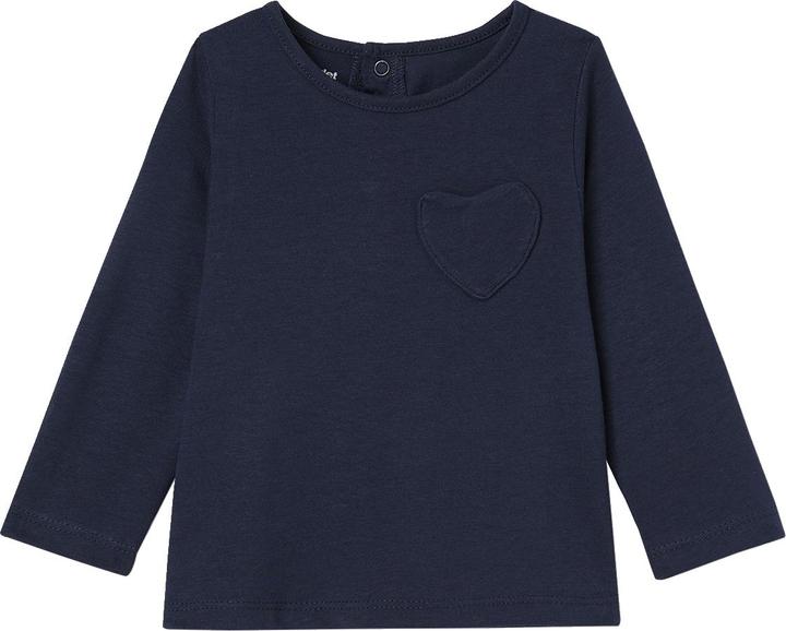 Immagine prodotto Vertbaudet Bio-Kollektion: 3er-Pack Mädchen Shirts BASIC, Langarm & Kurzarm (80)