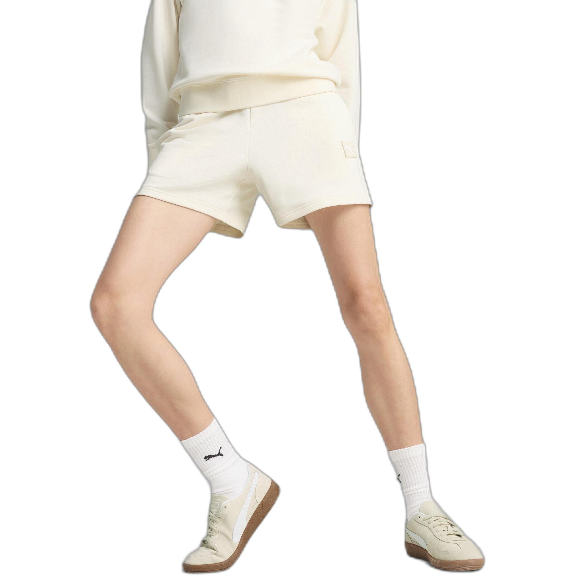 Puma, Damen, Sporthose, ESS ELEVATED Mid-Rise Shorts 5" (S), Mehrfarbig, S