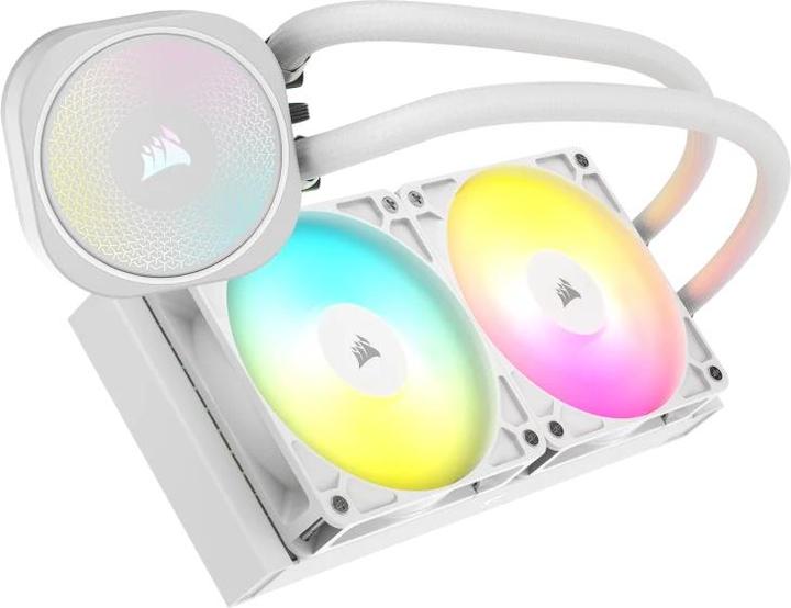 Image du produit Corsair NAUTILUS 240 ARGB White, Radiateur 240mm, Refroidisseur de CPU liquide (120 mm)