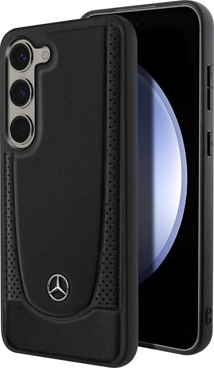 Mercedes MEHCS23SARMBK S23 S911 czarny/black hardcase Leather Urban (Samsung Galaxy S23)
