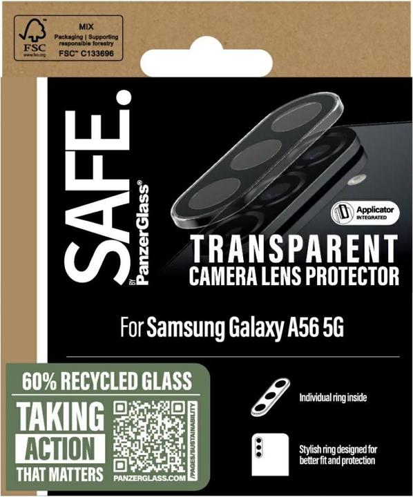 Productafbeelding PanzerGlass Safe By Camera Lens (1 Pcs., Samsung Galaxy A56)