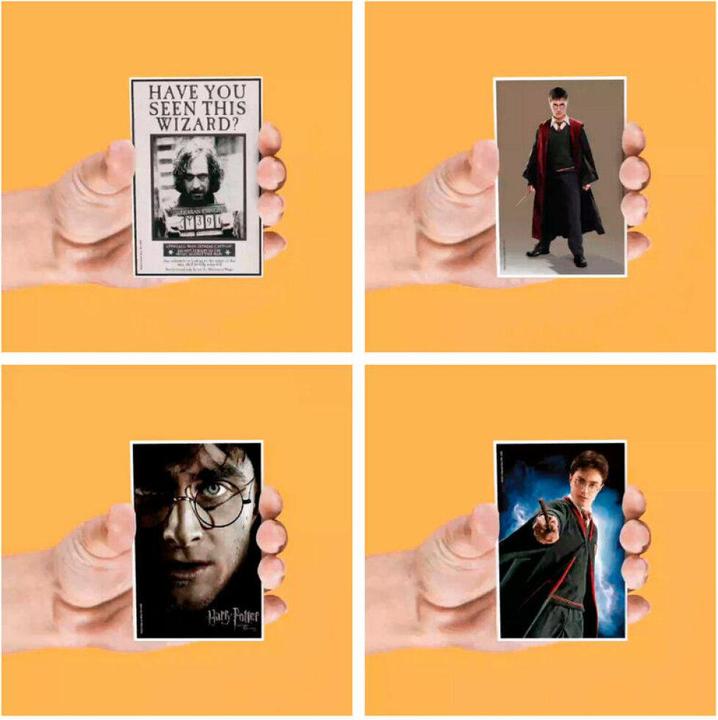 SD Toys HARRY POTTER - Harry Potter - Set de 4 aimants lenticulaires (4x)
