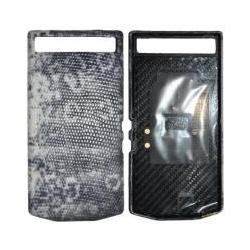 Thumbnail - BlackBerry PD Leather Battery Door Cover P'9982 lizard grey, Mobilgerät Ersatzteile, Silber