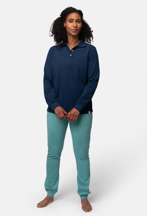 Immagine prodotto greenjama Camicia a maniche lunghe con collo a polo (42)