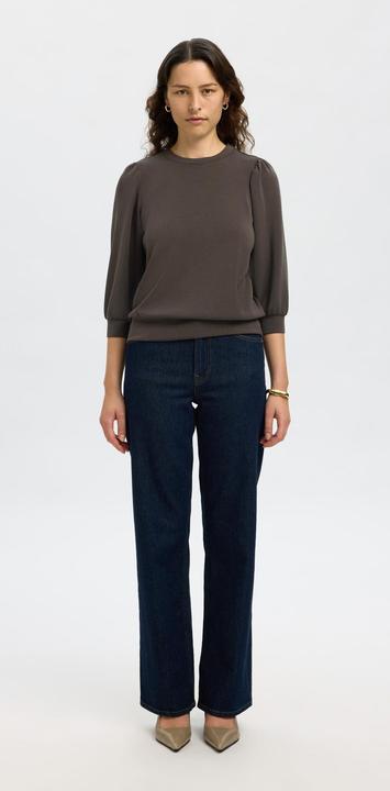 Actual product image Selected Femme Slftenny 3/4 Sweat Top Noos (S)