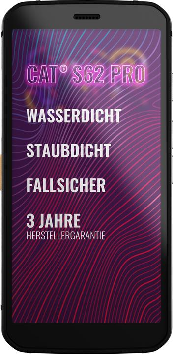 Produktbild Cat S62 Pro Version 2022 (128 GB, Black, 5.70", Dual SIM, 4G)