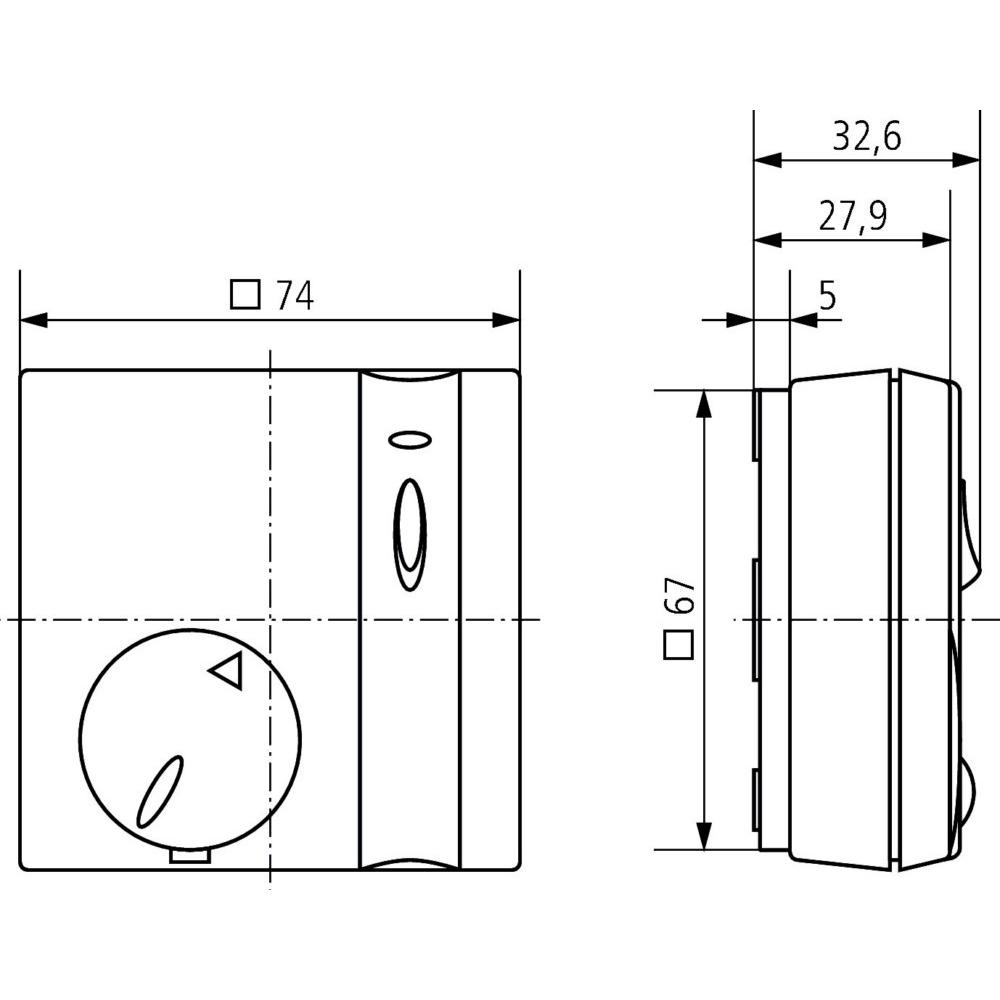 Thumbnail - Theben RAMSES 714 A, Thermostat, Weiss