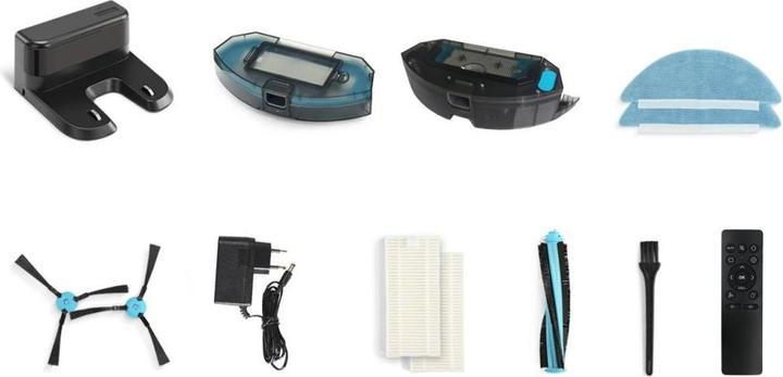 Actual product image Evolveo SALENTE L6, laserový robotický vysavač (stírání vodou a nabíjecí stanice) (3300 Pa, Wiping cloth)