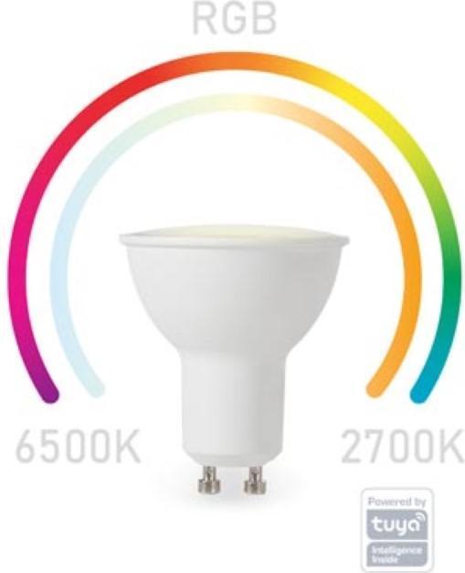 Image du produit LED Lamps Consumer Ampoule RGB Wifi Smart - Blanc Froid & Blanc Chaud - Gu10 (GU10, 1x)