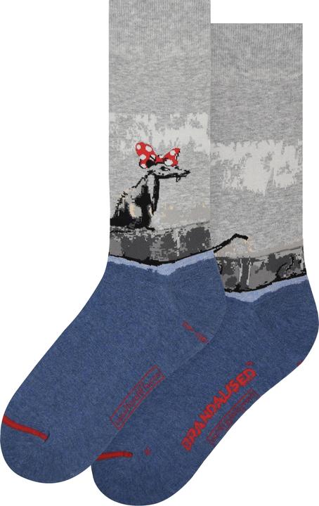 Immagine prodotto MuseARTa Calzini Banksy Graffiti - Topo a pois (Confezione singola, 40 - 46)