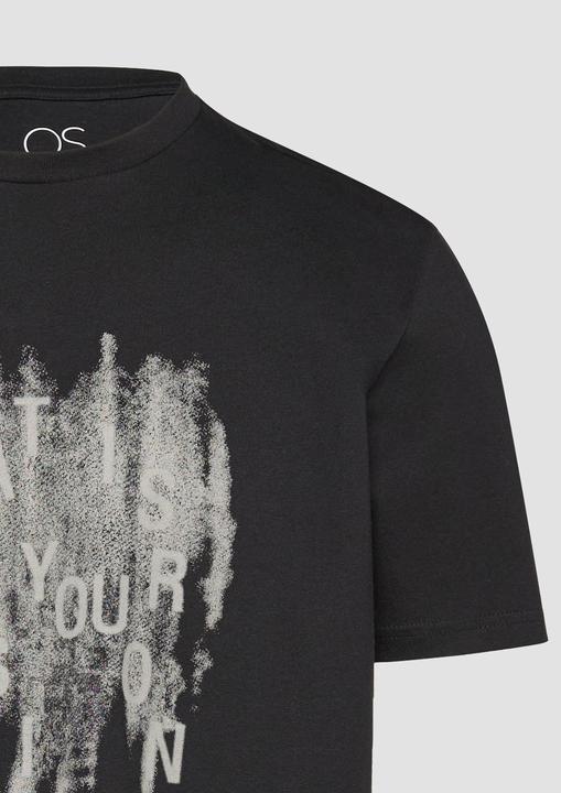 Produktbild s.Oliver T-Shirt Basic Rundhals T-Shirt mit Frontprint (S)