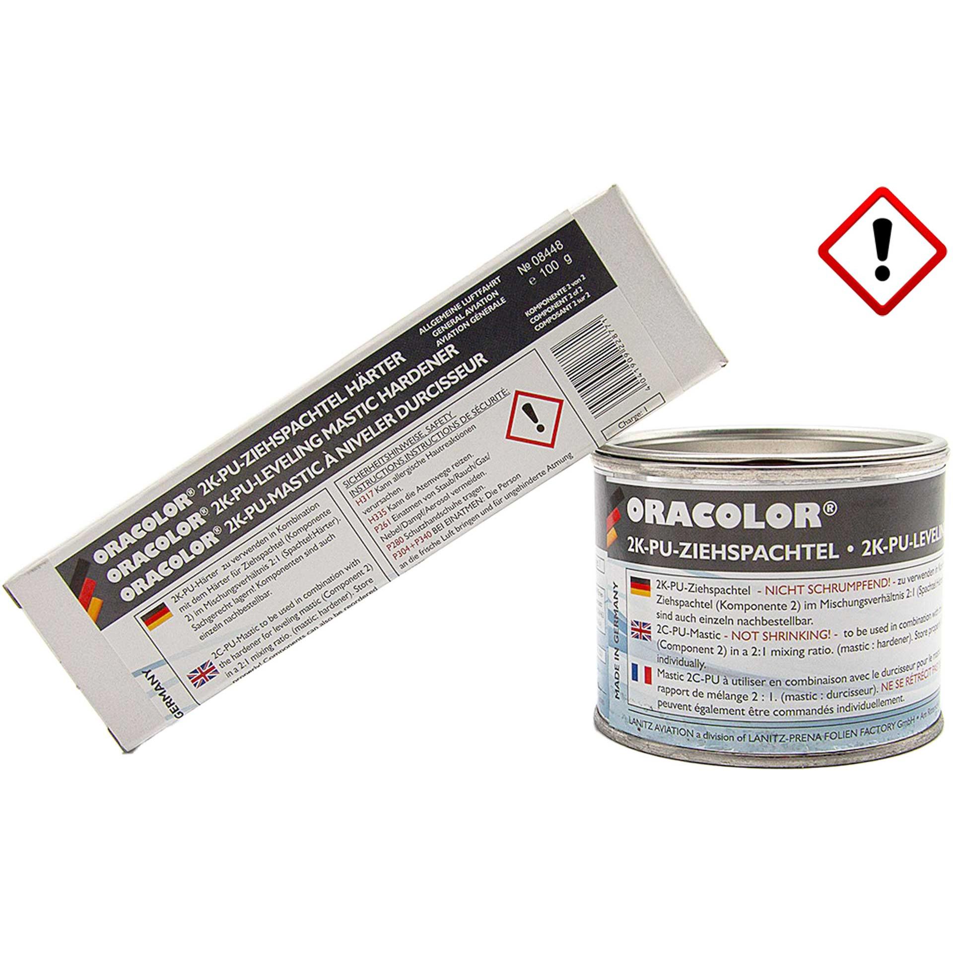 Oracover, Spachtelmasse + Mörtel, 2k-pu-ziehspachtel 300g (300 g)