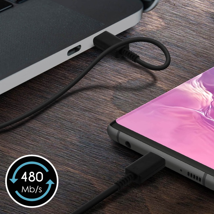 Produktbild Samsung USB Type-C zu USB Typ C Kabel (1 m, USB 2.0)