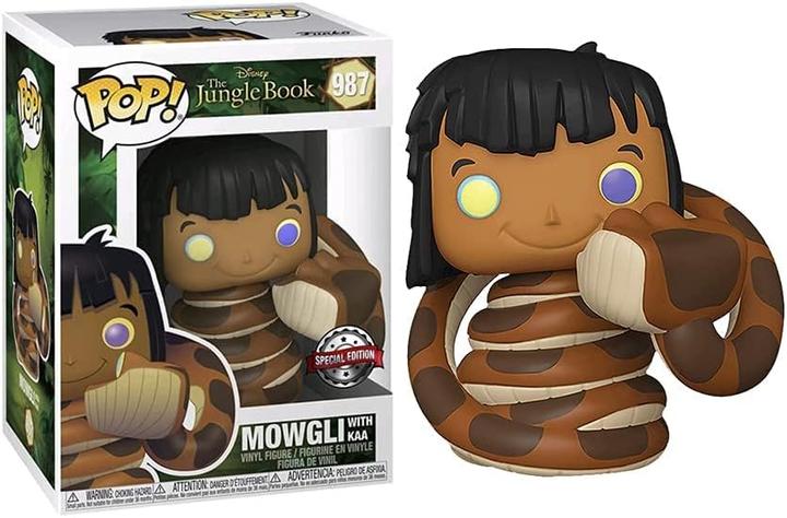 Image du produit Funko POP! Disney Le Livre de la Jungle Mowgli with Kaa Very Neko