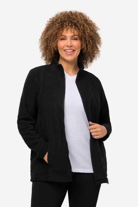 Actual product image Ulla Popken Modular Fleece Zip Front Jacket (50, 52)