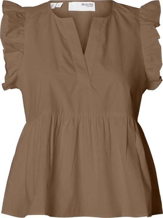 Actual product image Selected Femme Ruched top (36)