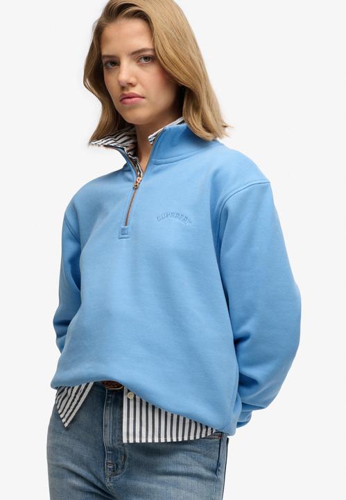 Image du produit Superdry Pull à Demi-Zip Logo Essentiel (M)