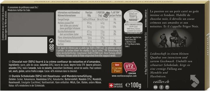 Produktbild Cailler Frigor dunkle Schokolade Tafel (100 g)