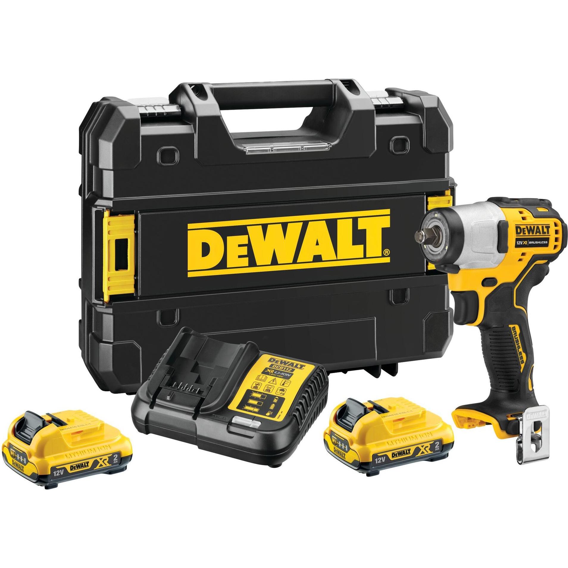 DeWalt, Bohrmaschine + Akkuschrauber, AkkuSchlagschrauber DCF902D2, 12 V 12V AKKUSCHLAGSCHRA.DCF902D2 (Akkubetrieb)