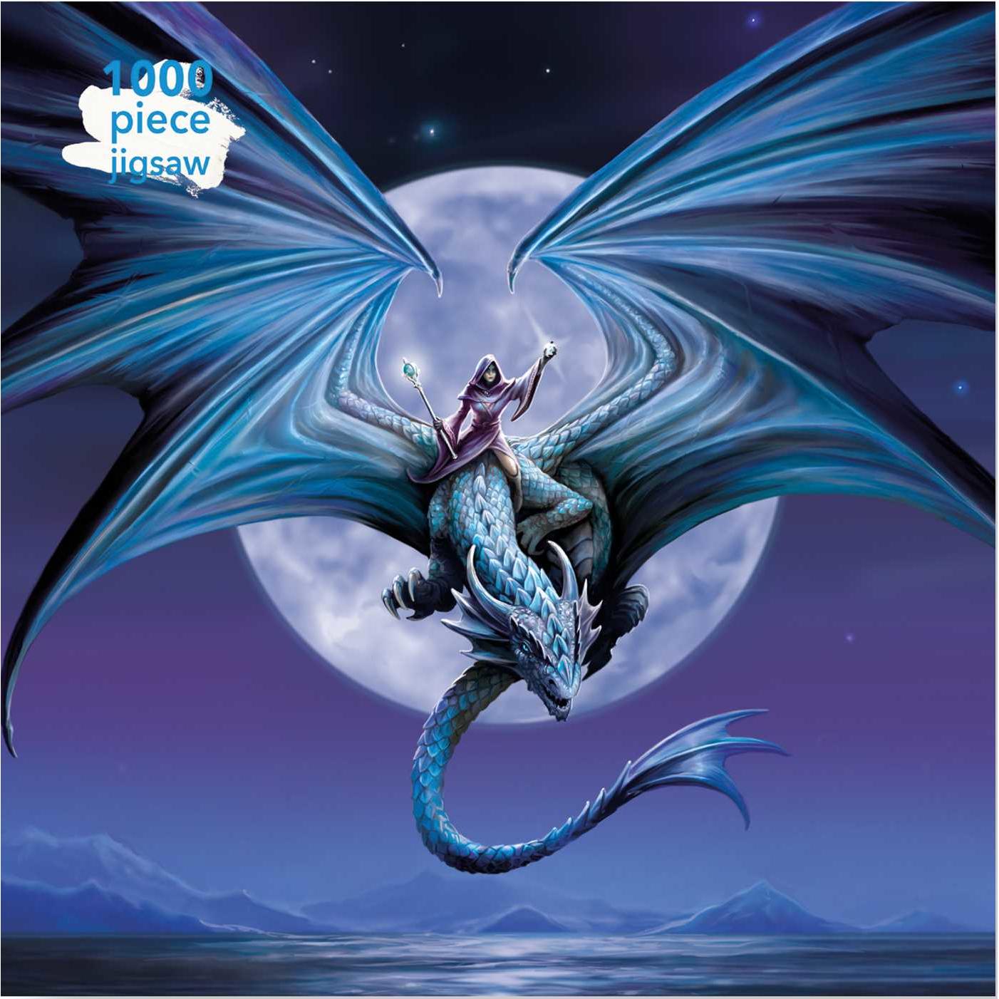 Flame Tree Adult Jigsaw Puzzle Anne Stokes: Moonstone (1000 Teile)
