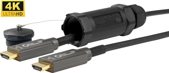 Actual product image MicroConnect Premium Optic HDMI Cable 50m (50 m, HDMI, 2.0)