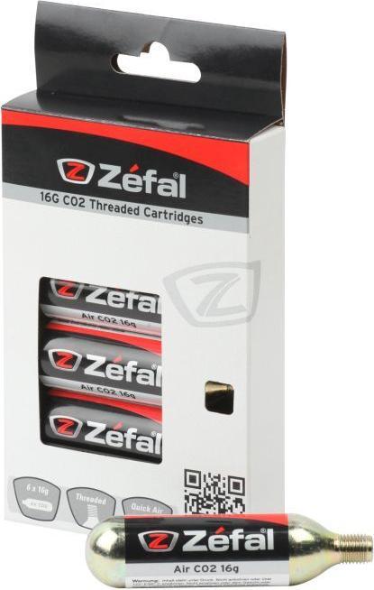 Produktbild Zefal CO2-Patronen mit Schrauben (CO2-Ersatzkartuschen)