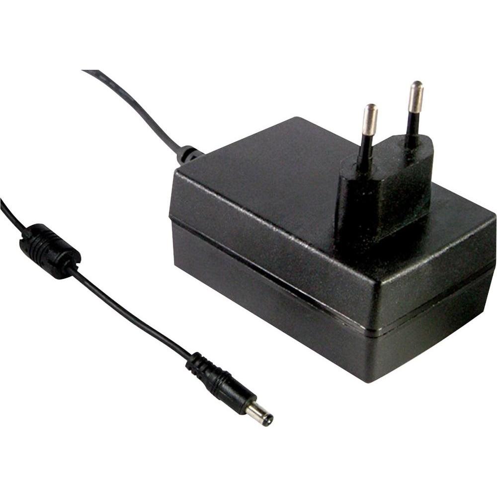 MeanWell Steckernetzteil, Festspannung GST18E12-P1J 12 V/DC 18 W, Universalladegerät