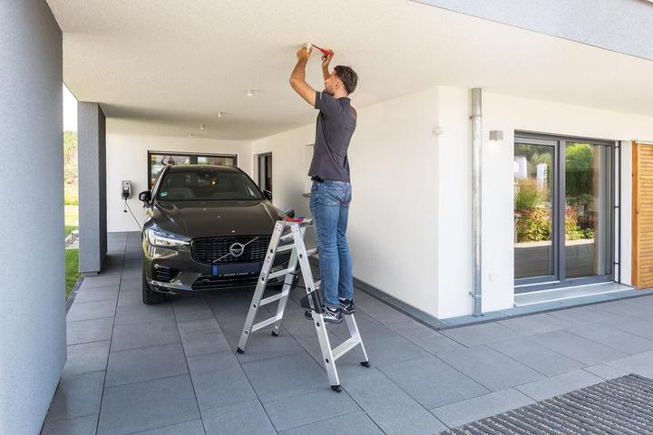 Actual product image Munk Stepladder with steps, both sides (Stepladder, 8 cm)