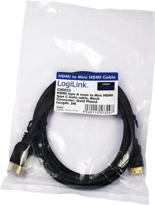 Immagine prodotto LogiLink HDMI (Typ A) — mini HDMI (Typ C) (2 m)