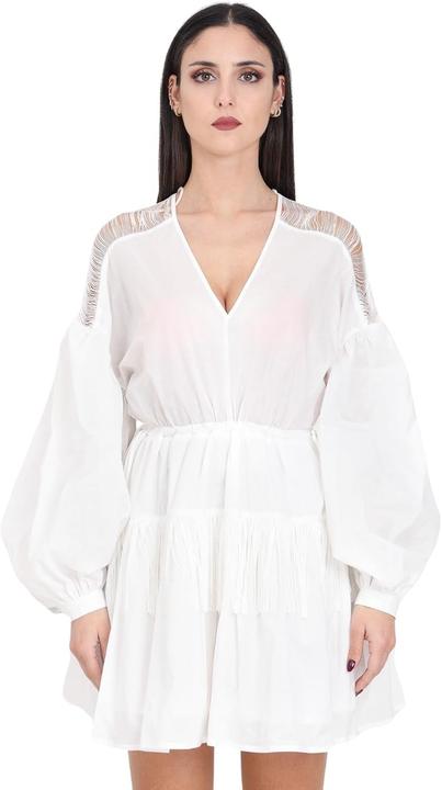 Produktbild Pinko Mousselinekleid mit Fransen (30)