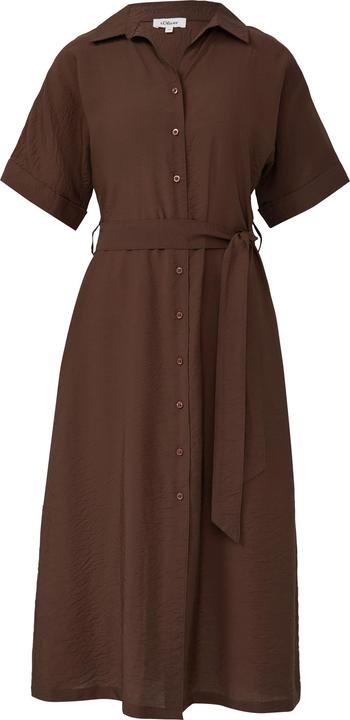 Image du produit s.Oliver Kleid Hemdblusenkleid aus Viskosemix mit Eingrifftaschen (40)